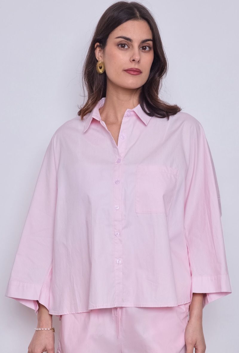 Chemise rose