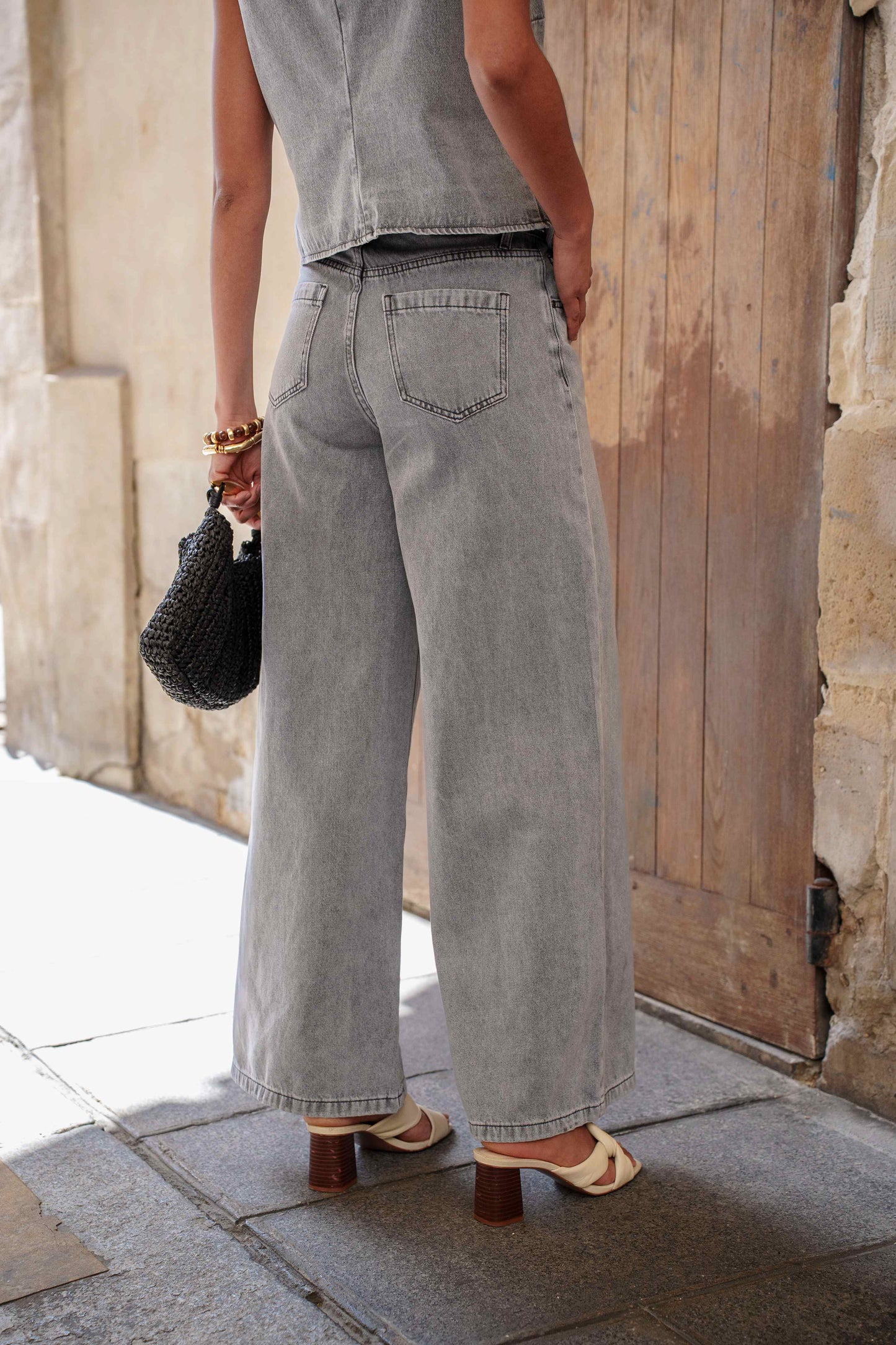 Jeans Ova gris
