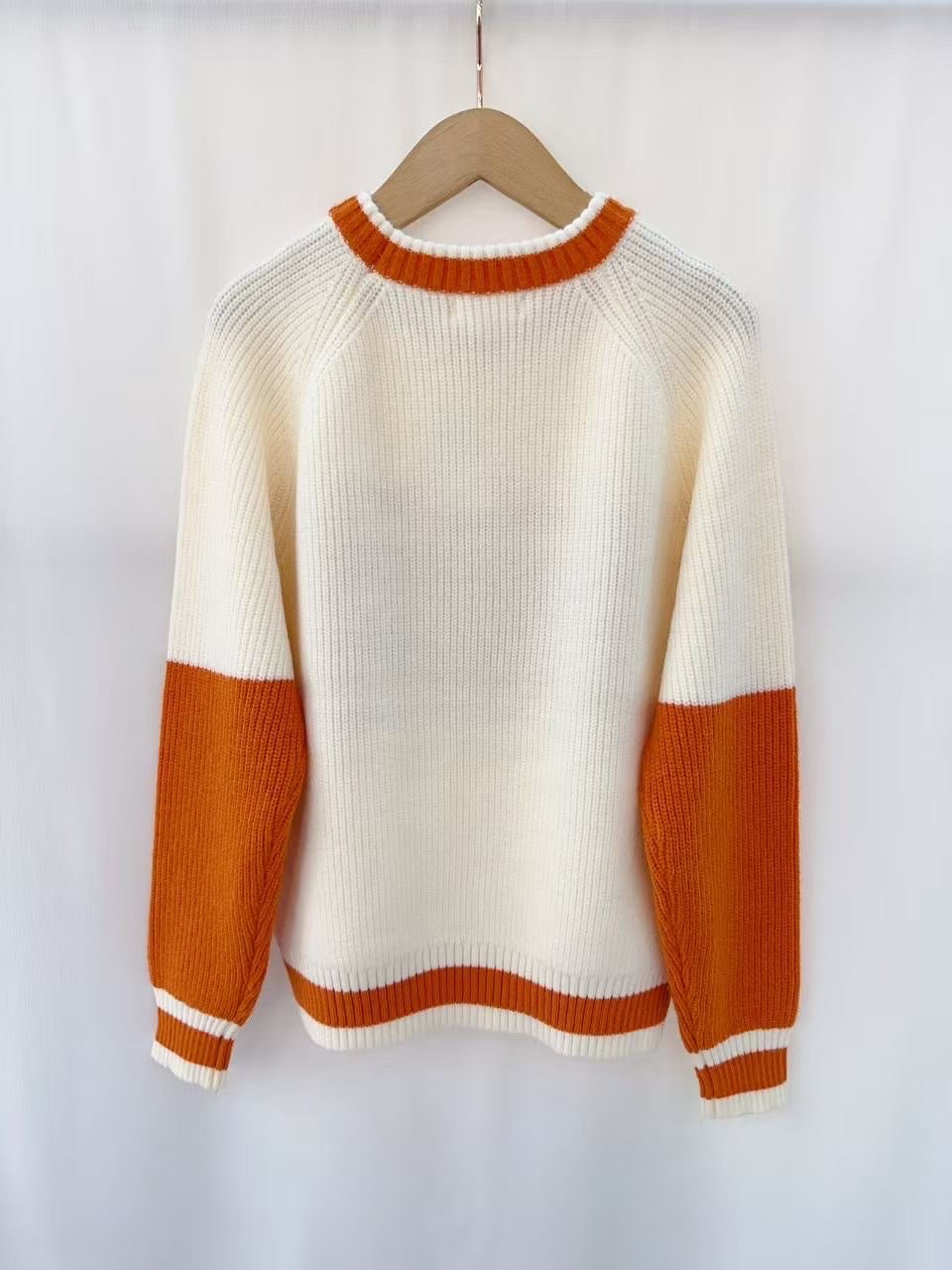 Sweat SKI Beige/Orange