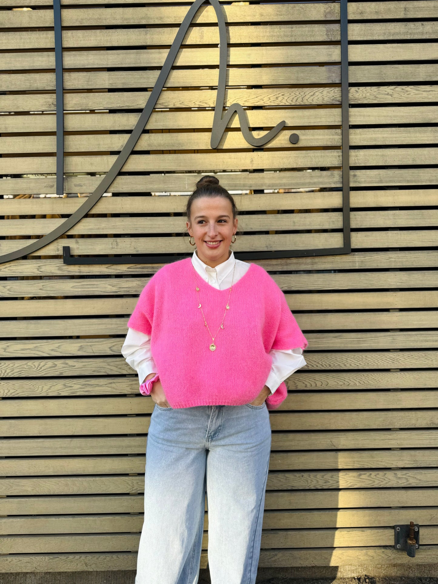 Pull mohair Fiva rose