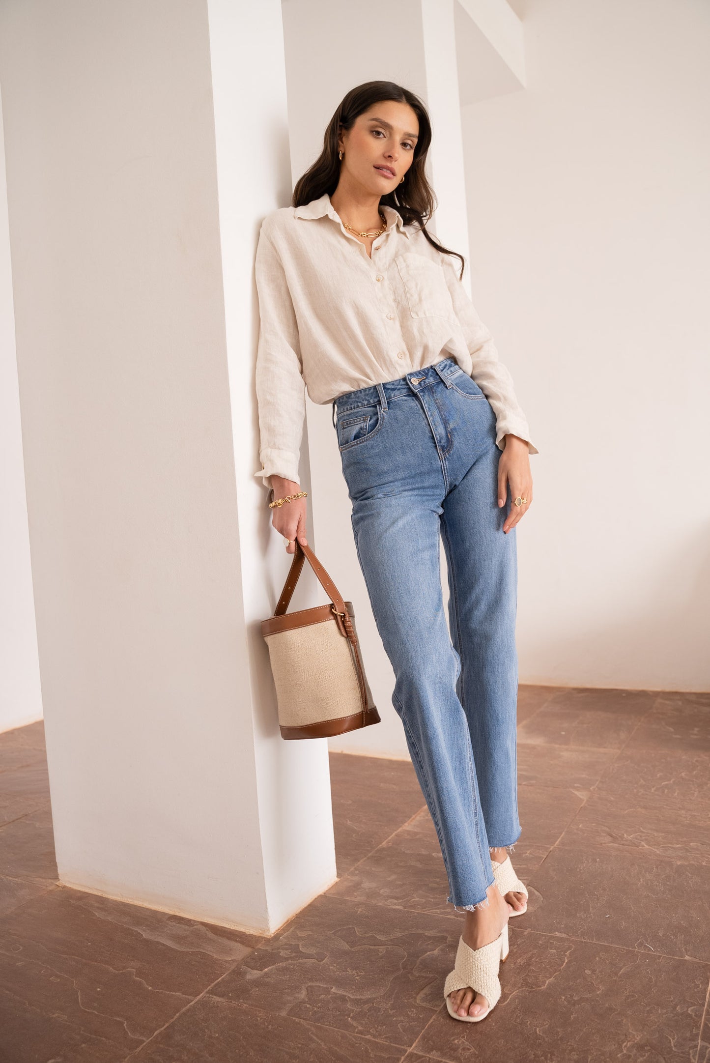 Jeans Fiva bleu clair