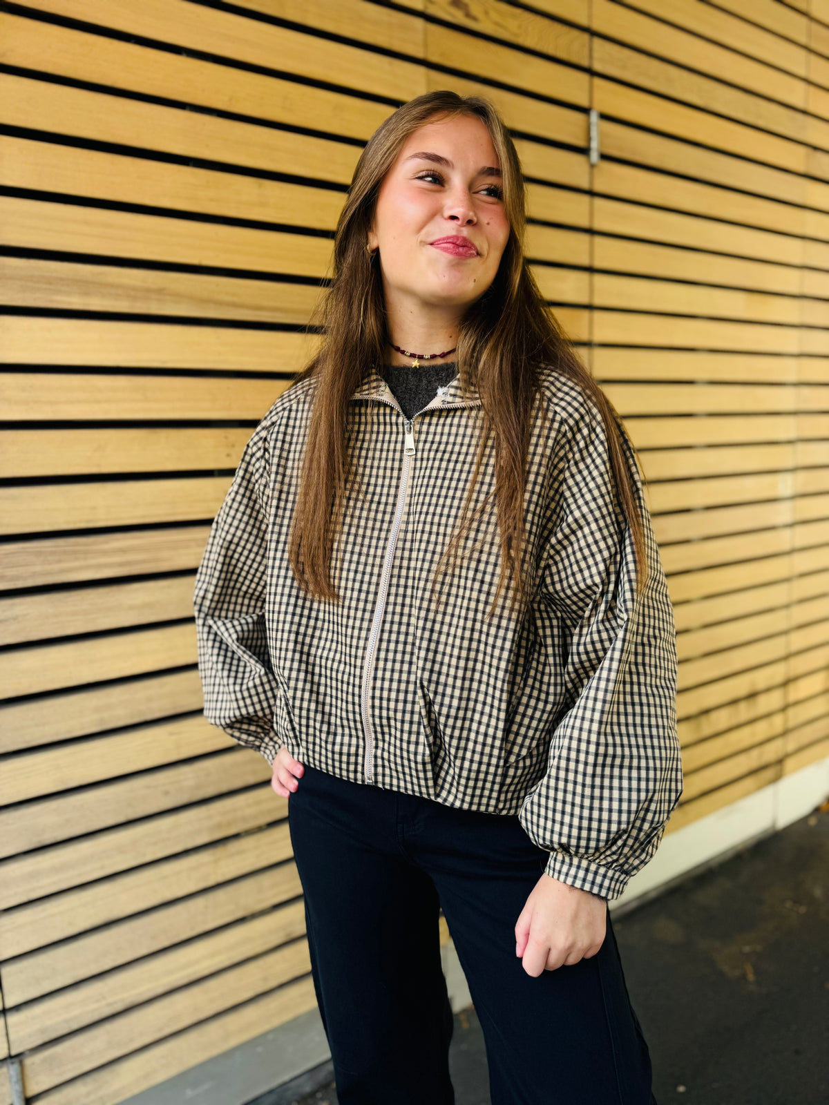 Veste carreaux