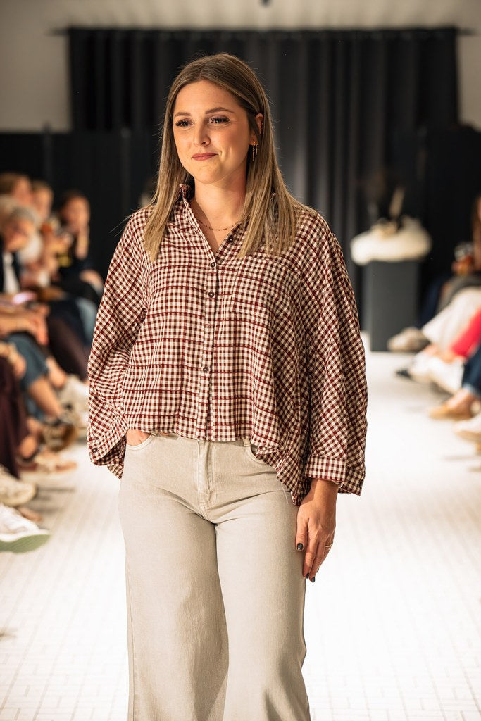 Chemise à carreaux
