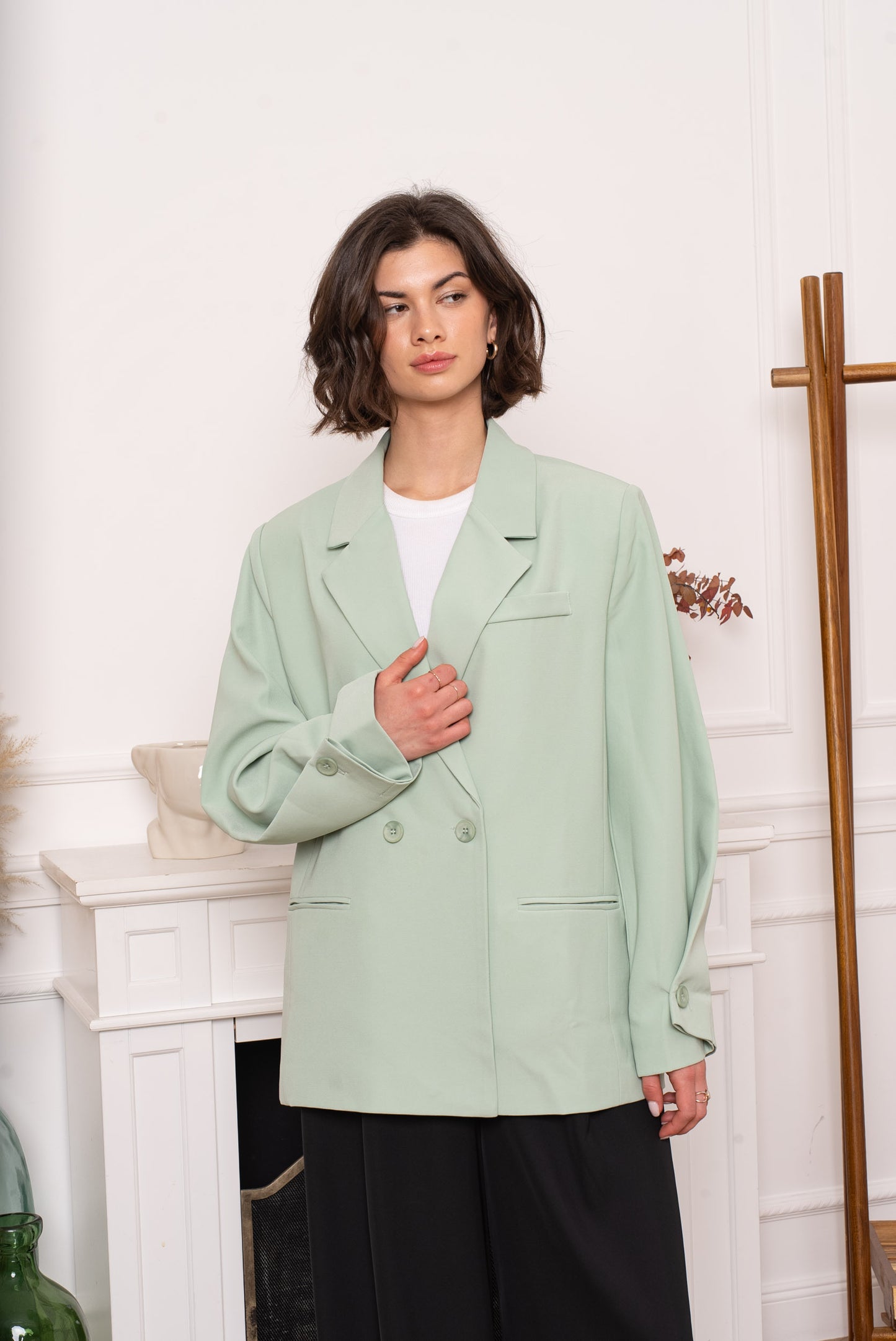 Blazer vert d’eau