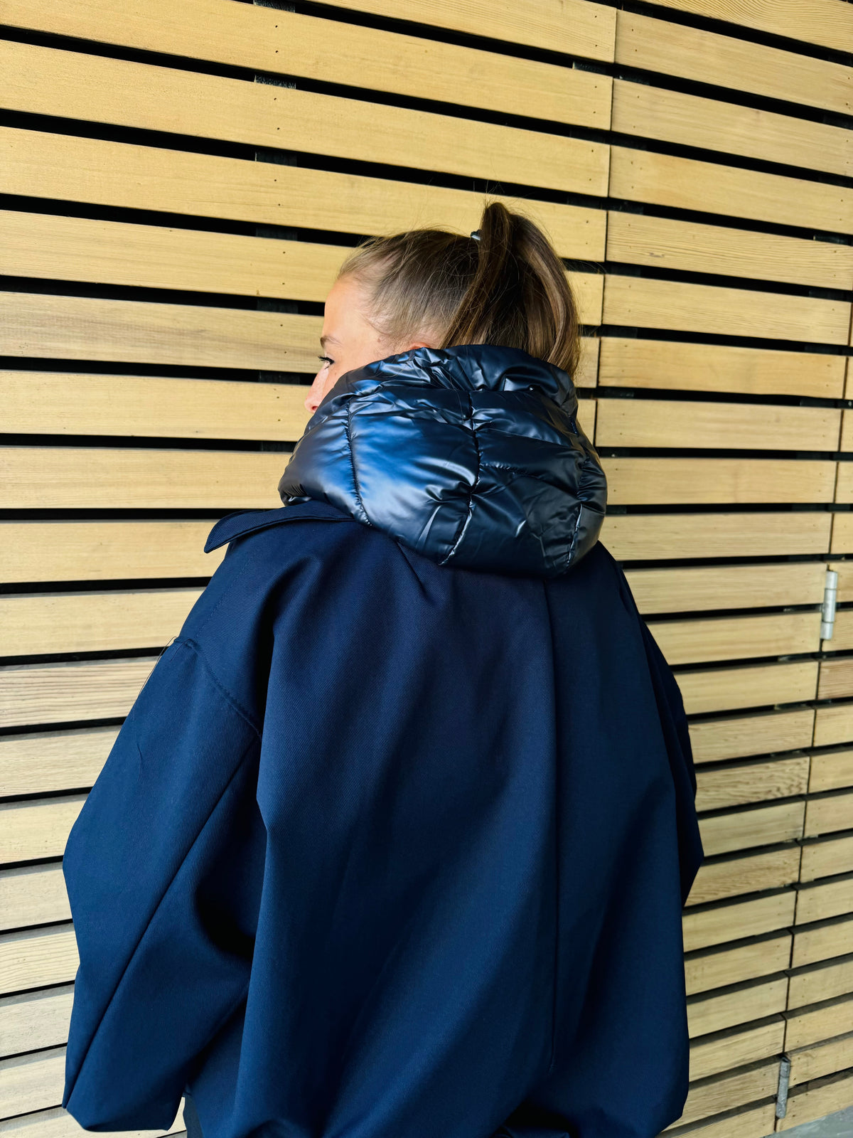 Capuche amovible et réversible