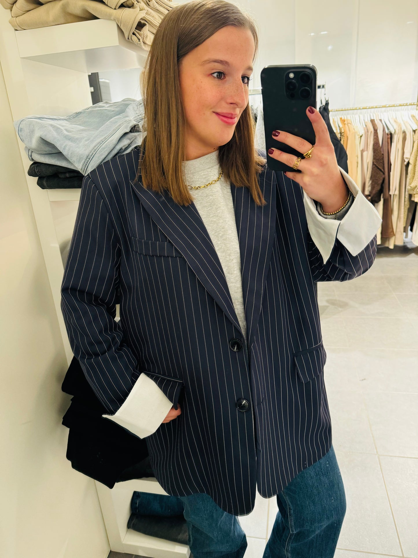 Blazer Lina bleu marine