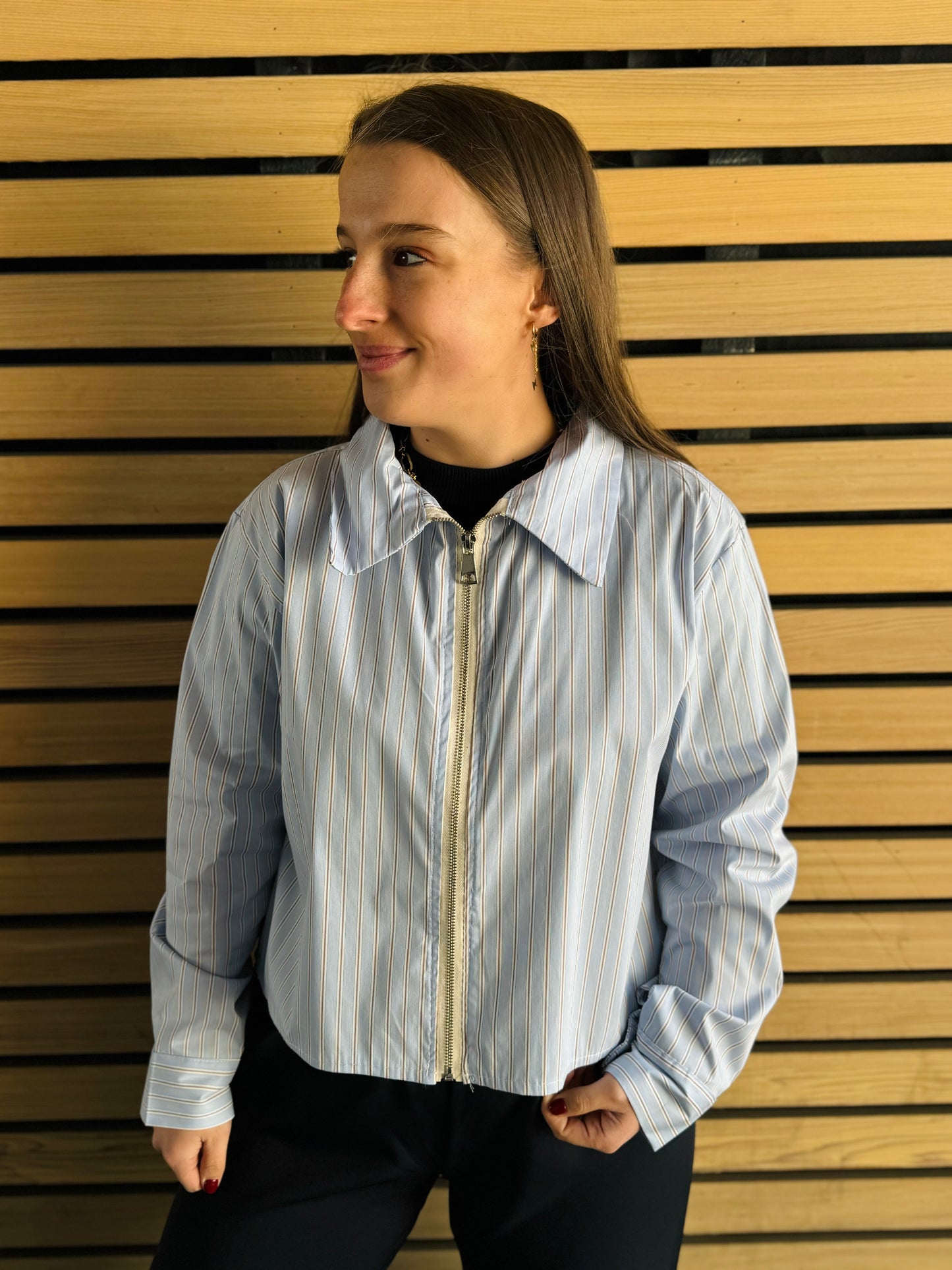 Chemise/veste lignée
