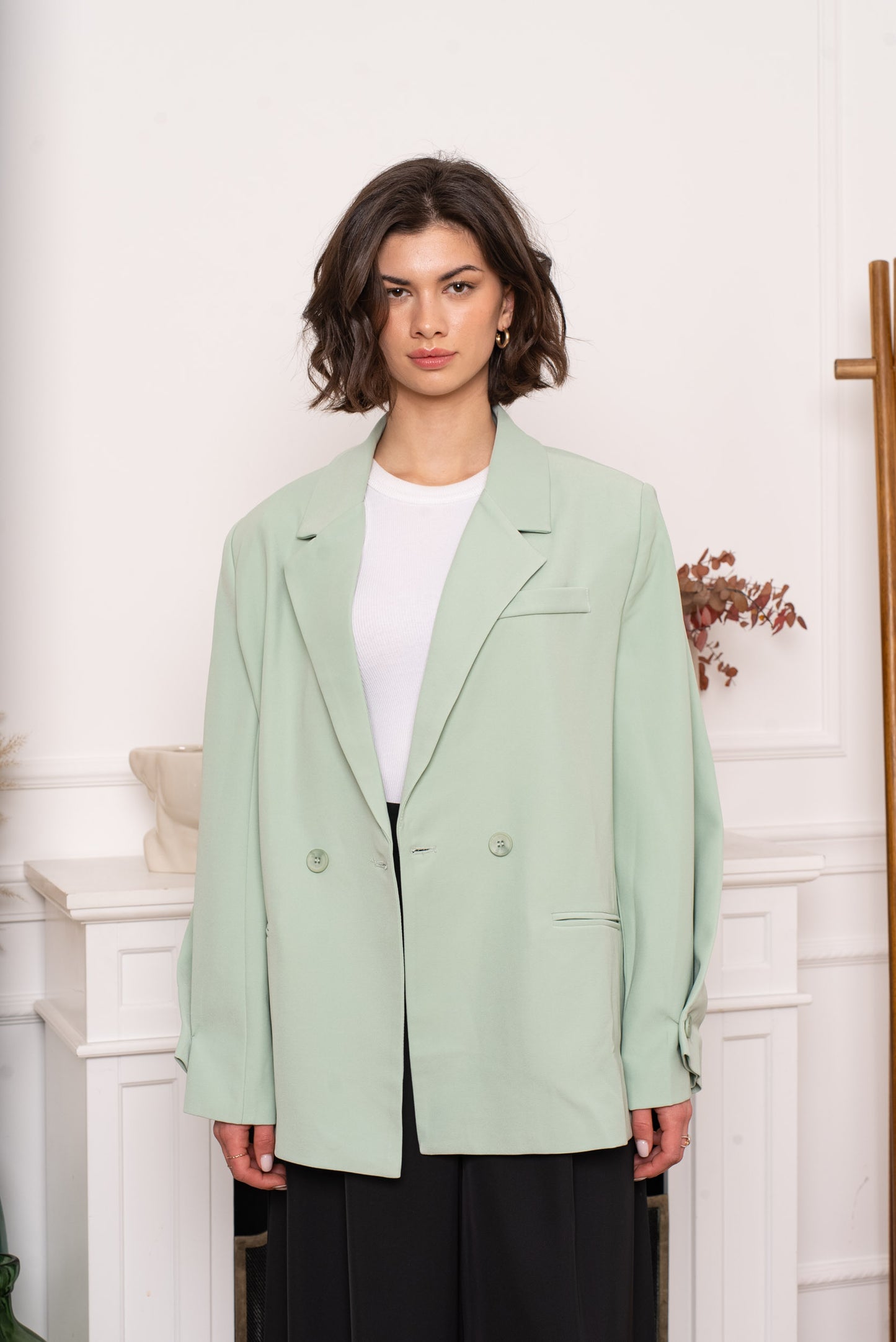 Blazer vert d’eau