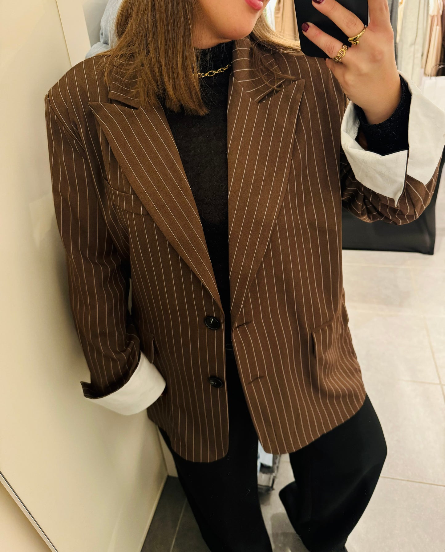 Blazer Lina chocolat