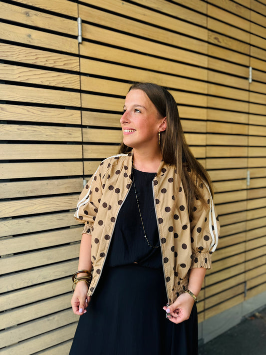 Veste à pois