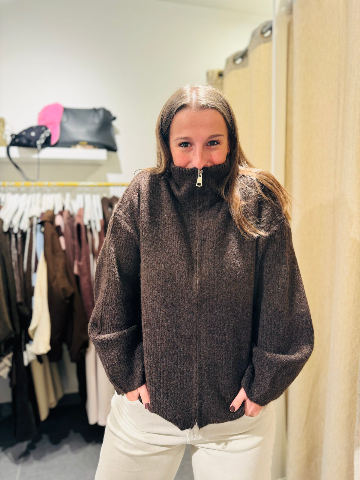 Gilet brun