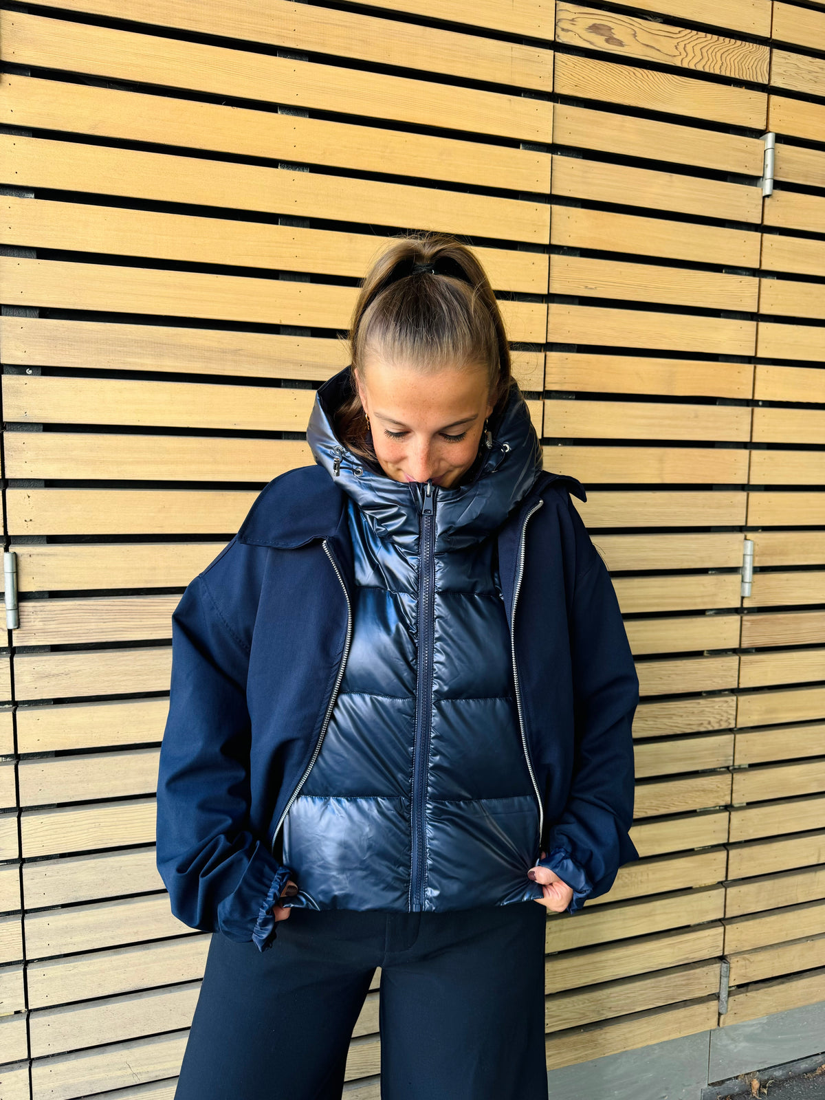 Capuche amovible et réversible