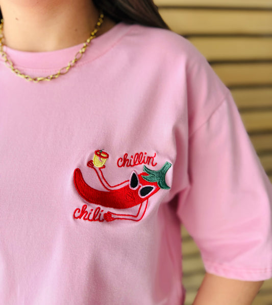 T-shirt Jina rose
