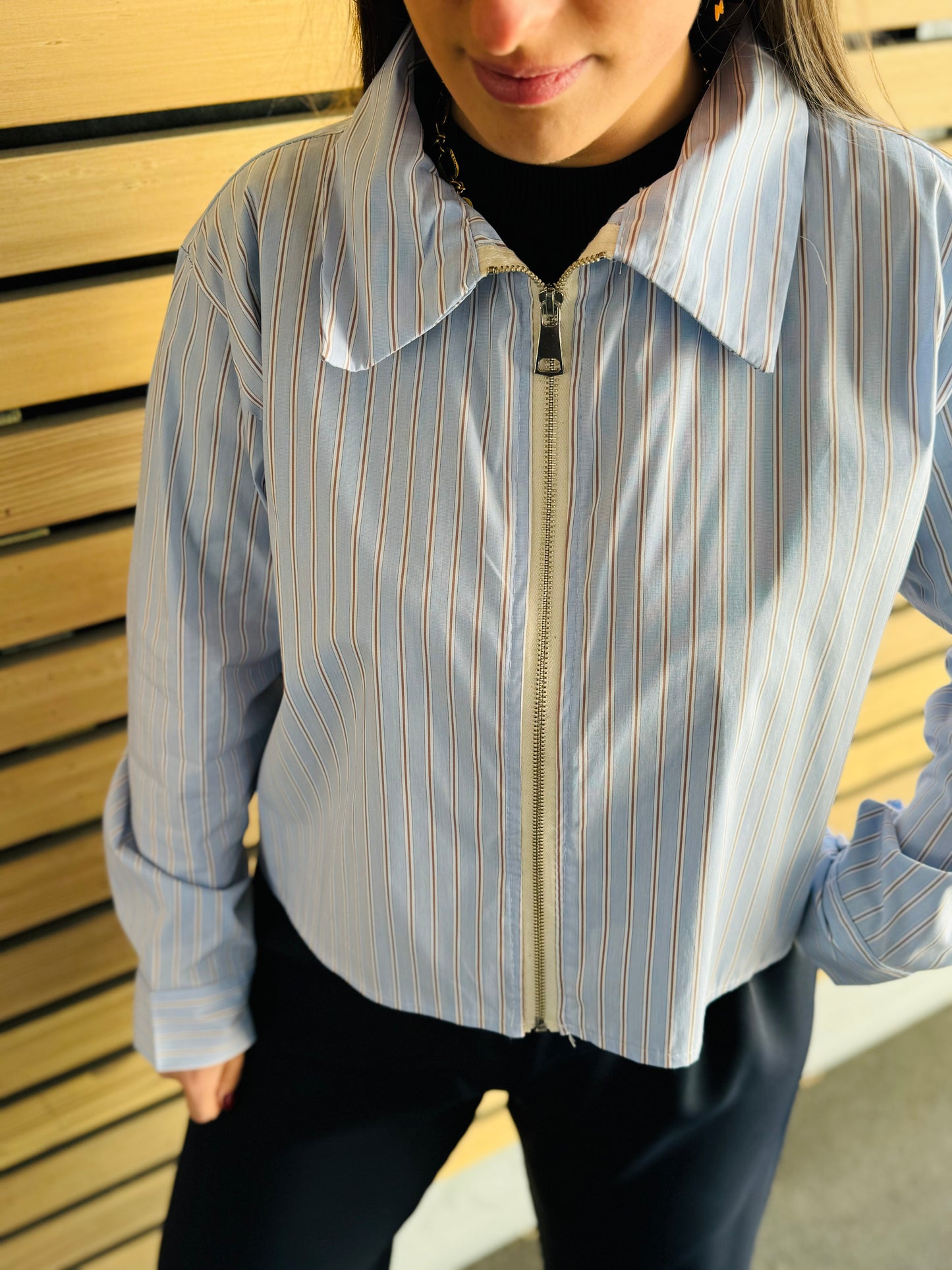 Chemise/veste lignée