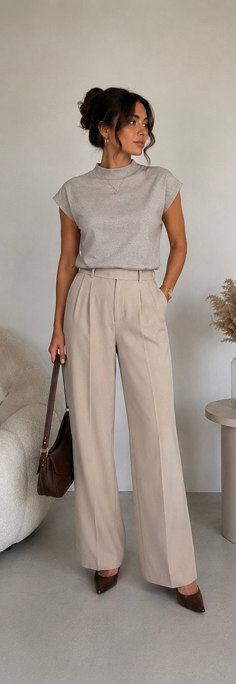 Blouse beige