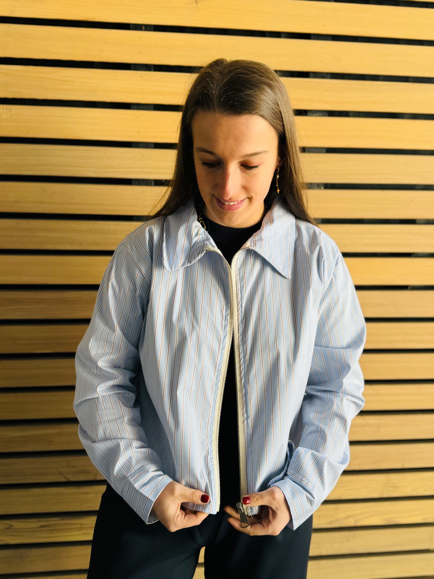 Chemise/veste lignée