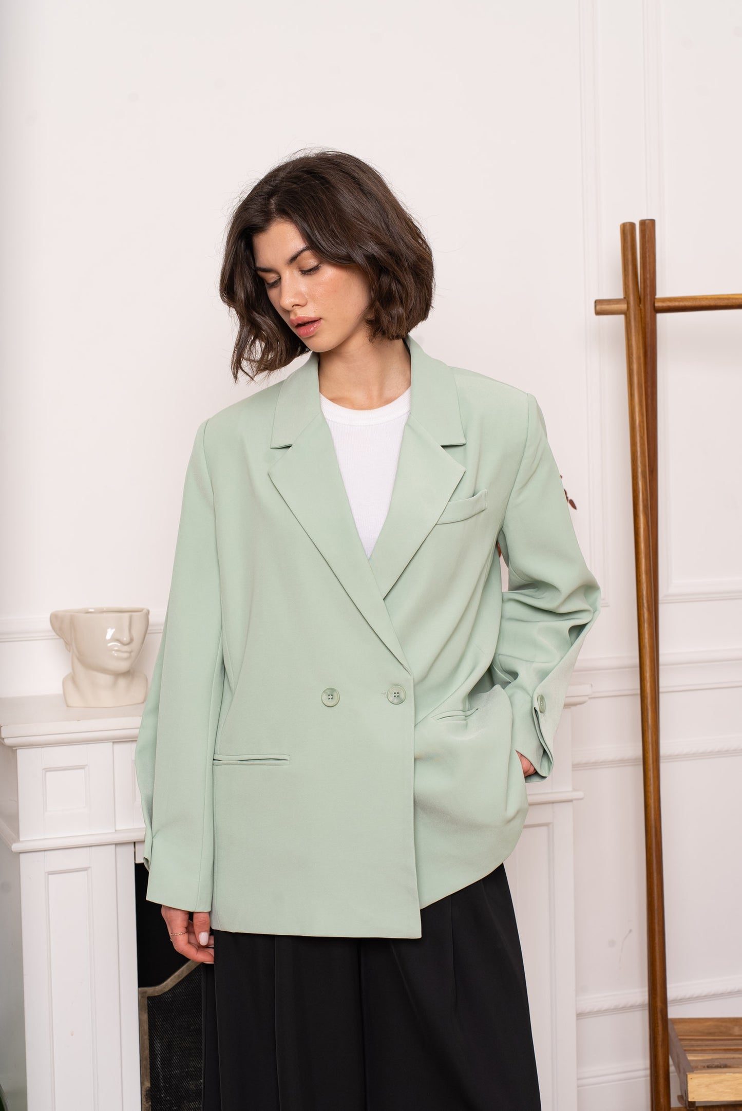 Blazer vert d’eau