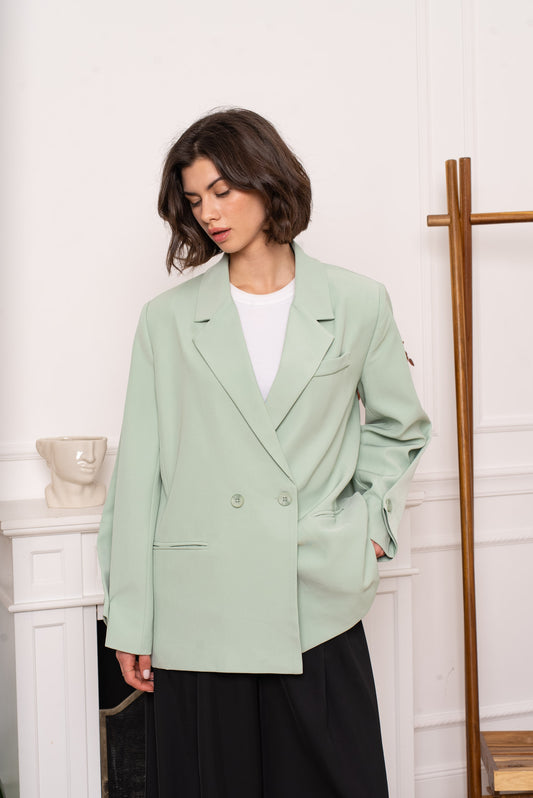 Blazer vert d’eau