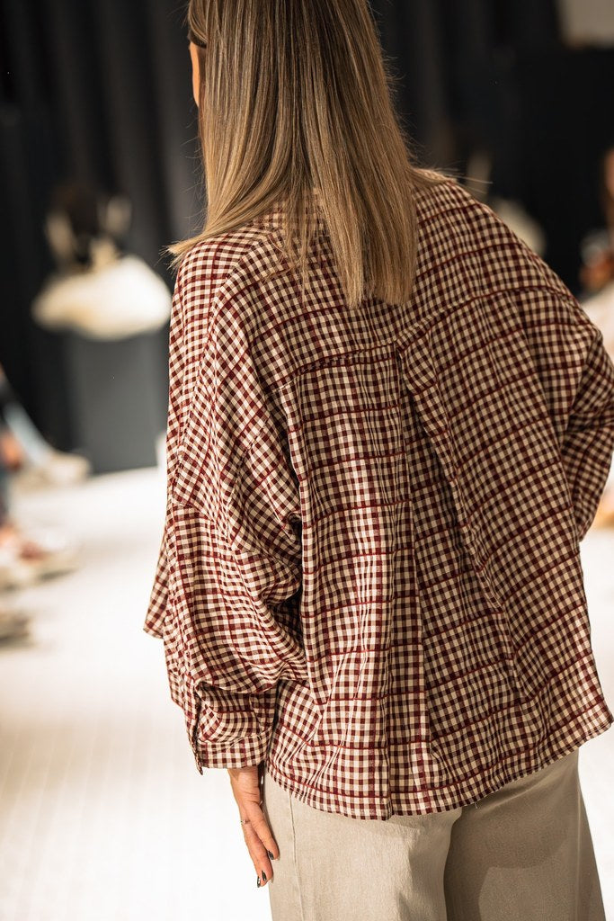 Chemise à carreaux