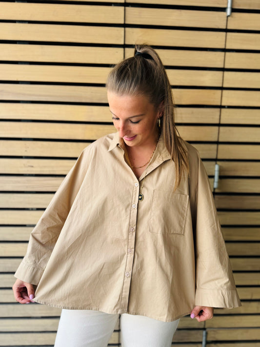 Chemise Ova camel
