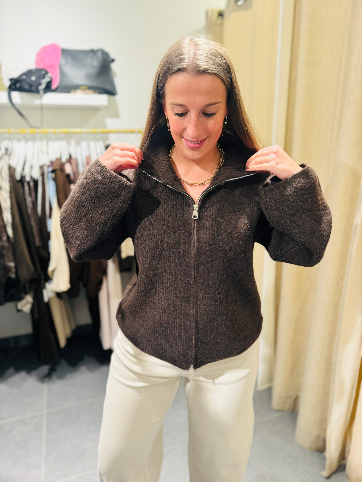 Gilet brun