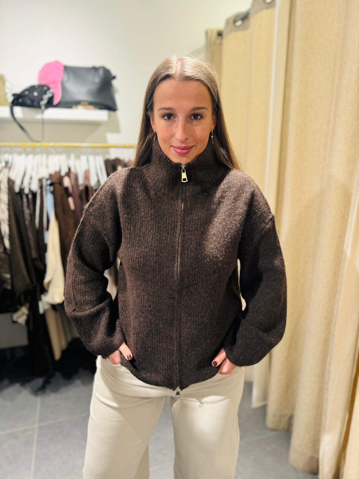 Gilet brun