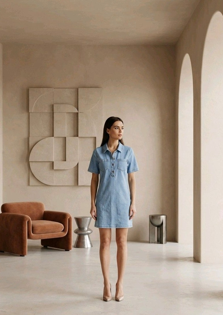 Robe jeans