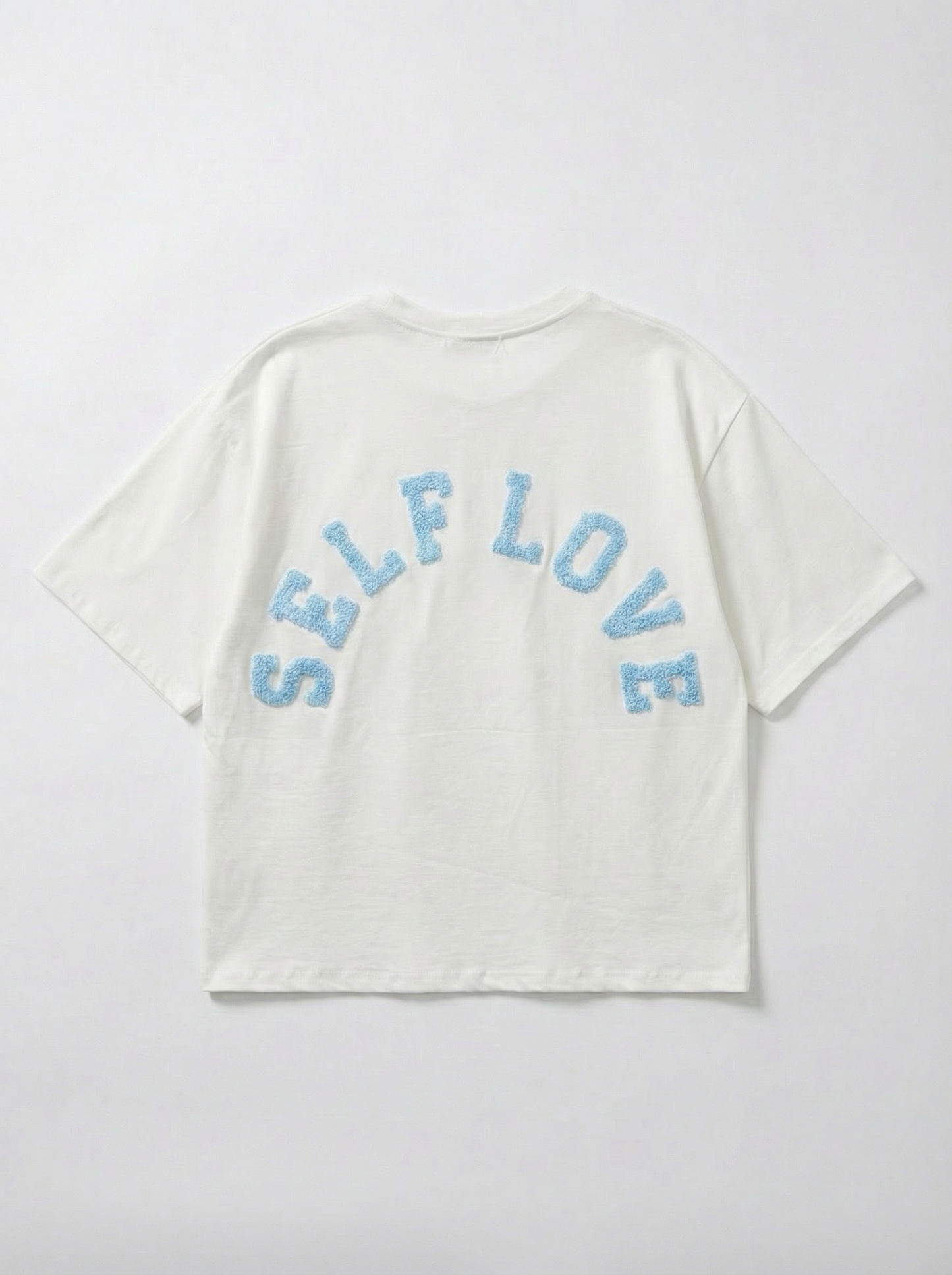 T-shirt self love bleu