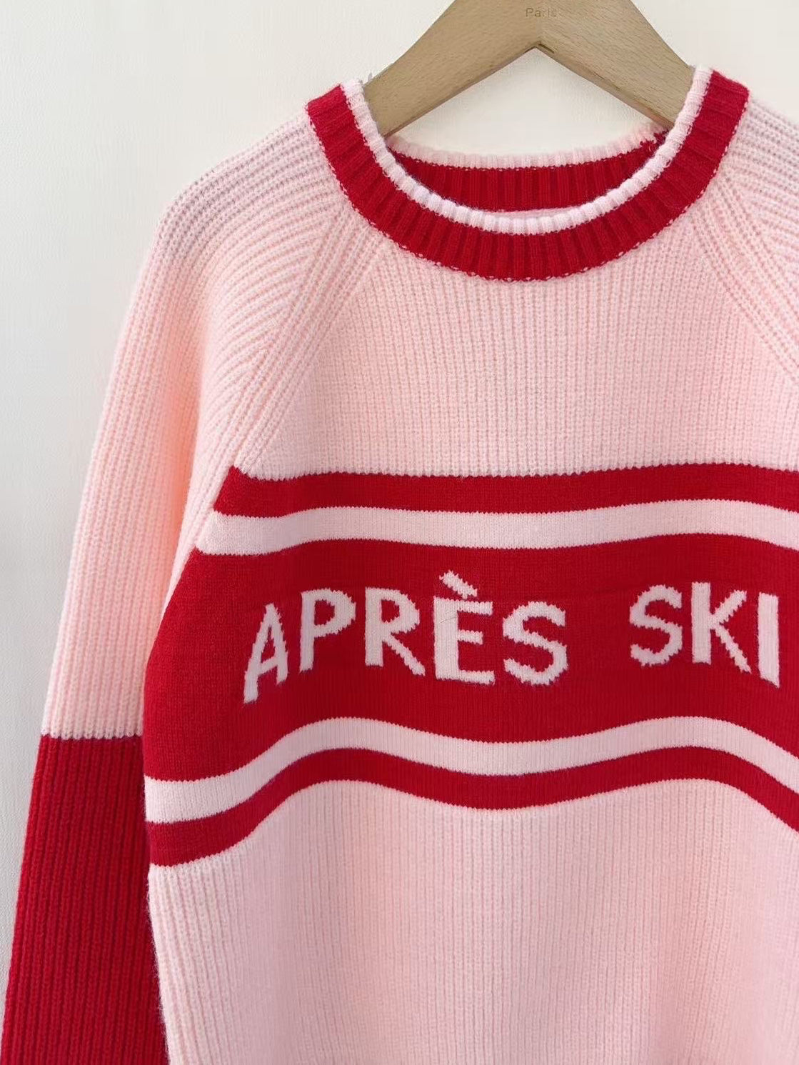 Sweat SKI Rouge/Rose