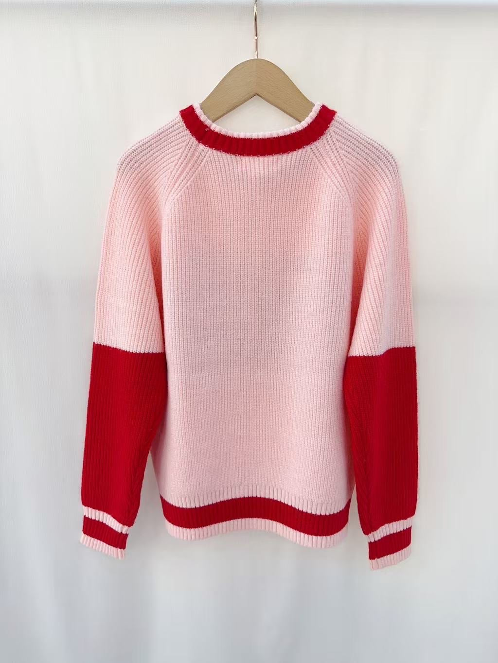 Sweat SKI Rouge/Rose