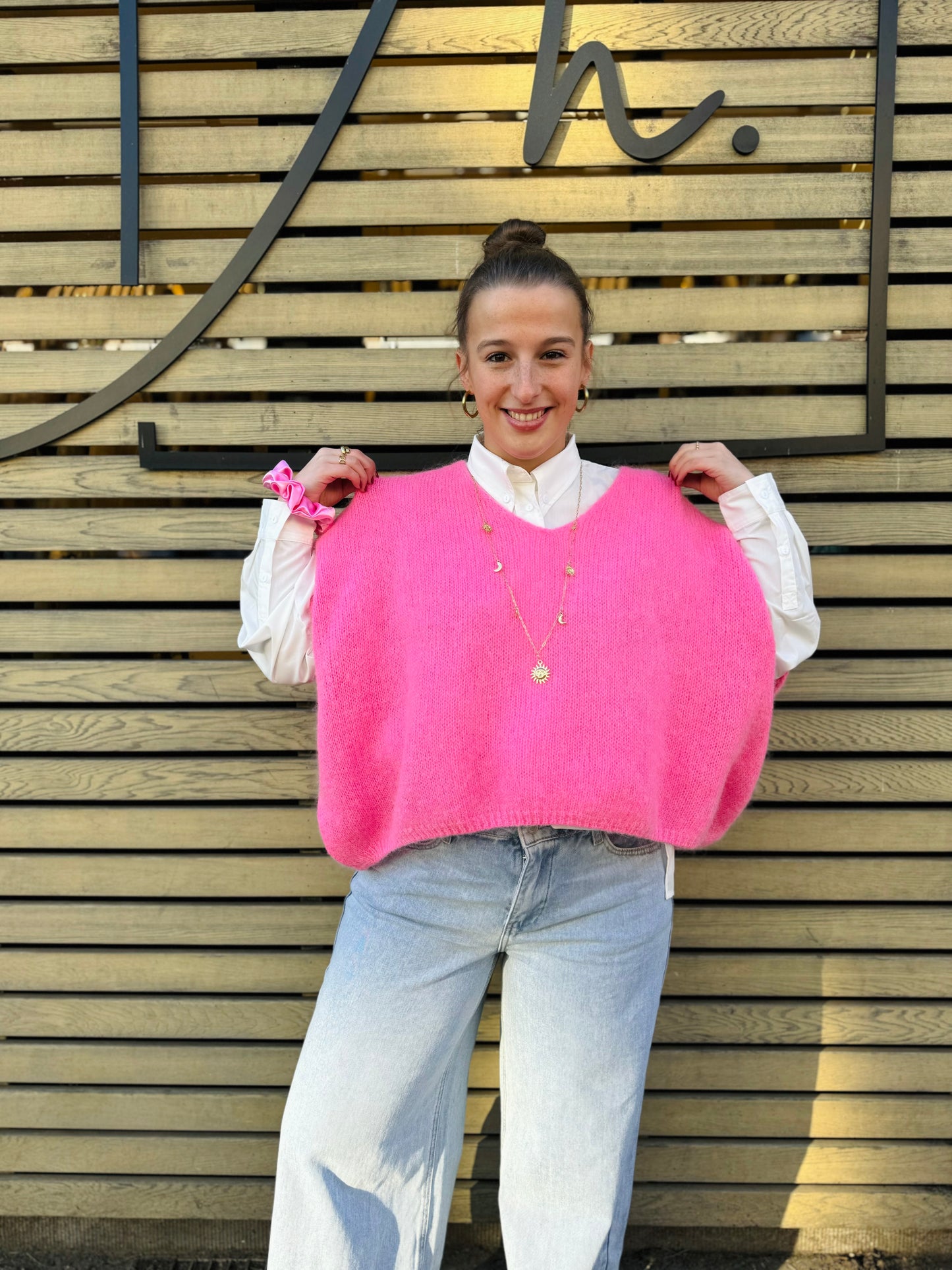 Pull mohair Fiva rose