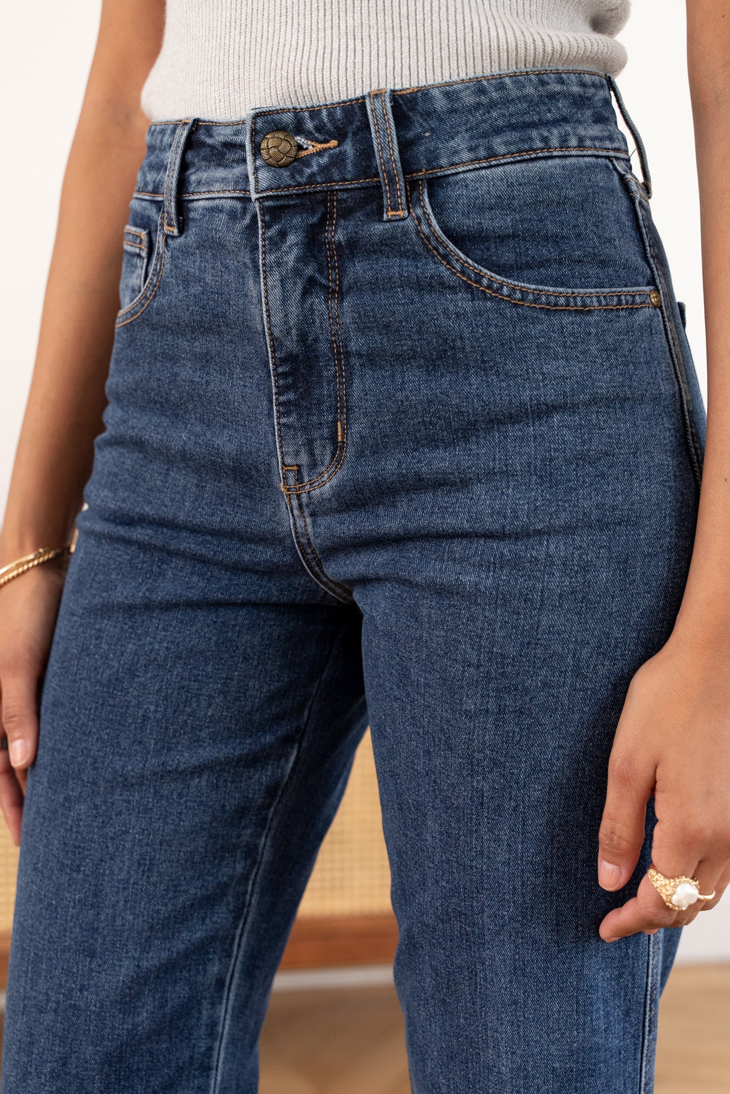 Jeans Fiva bleu foncé